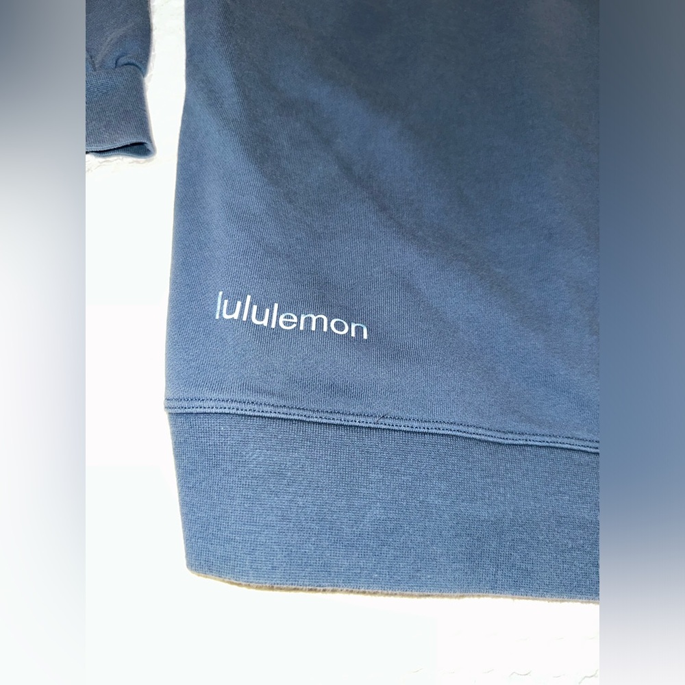 Lululemon Perfectly Oversized Crew Pullover. Size 12. Lake Blue - Picture 7 of 7